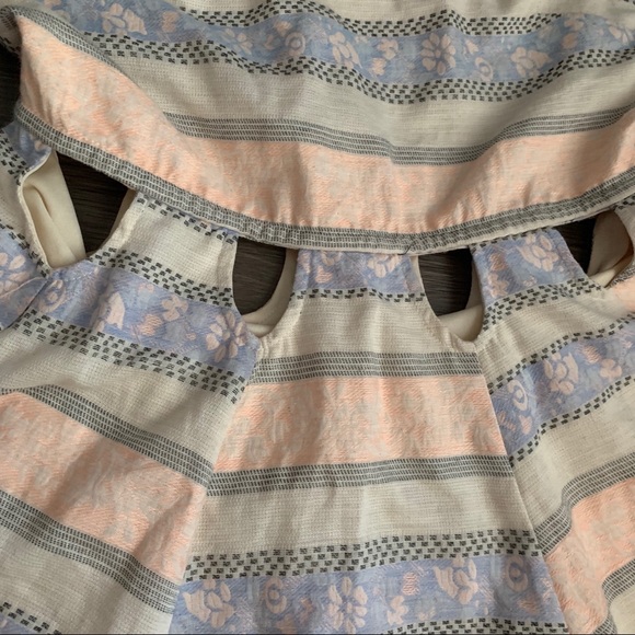 NWT Chelsea & Violet Printed Halter Cutout Dress - Picture 3 of 7